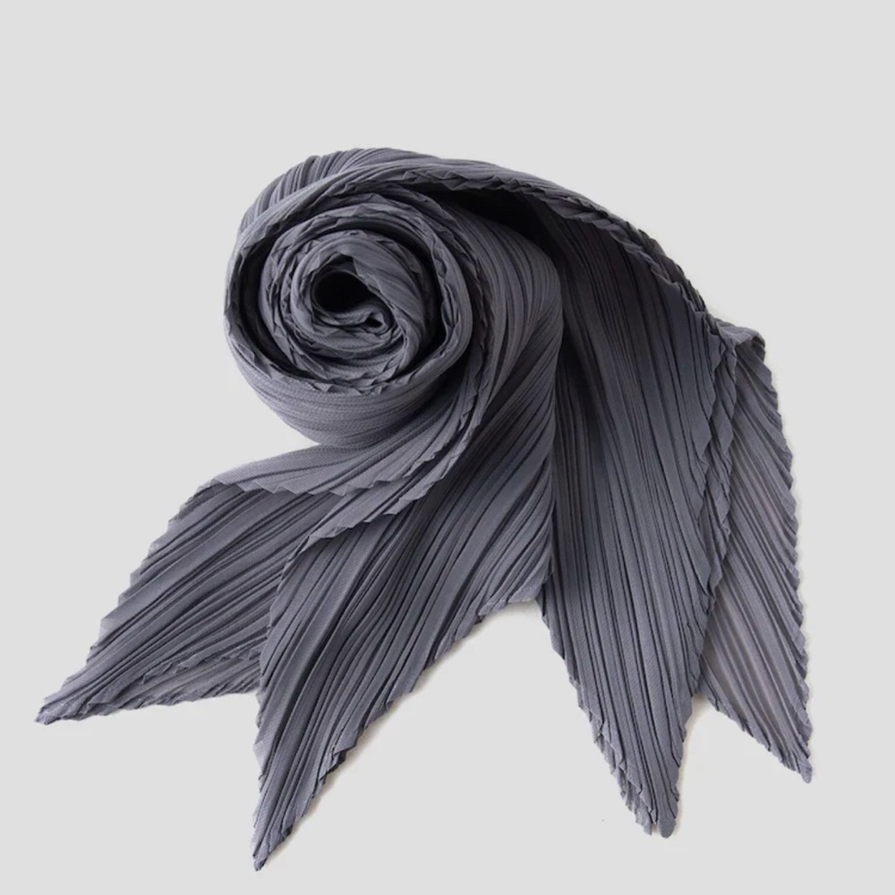 SALES 50% Off PLEATS PLEASE ISSEY MIYAKE Scarf Grey